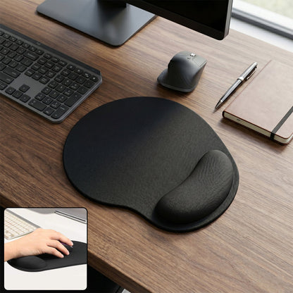 Ergonomic Gaming Mouse Pad with Gel Wrist Rest Support Non Slip Base (1 Pc)