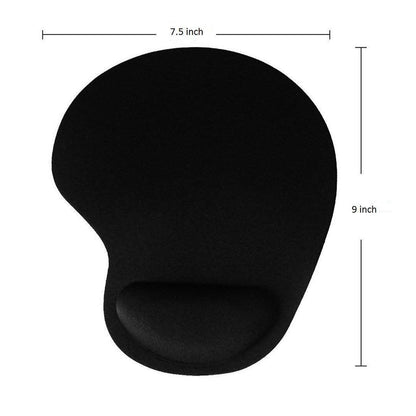 Ergonomic Gaming Mouse Pad with Gel Wrist Rest Support Non Slip Base (1 Pc)