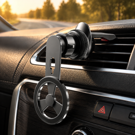 Magnetic Car Phone Holder – 360° Rotatable Air Vent Mount | Velvet Wheels