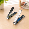 Folding Nail Clippers – Stainless Steel with File | Velvet Wellness