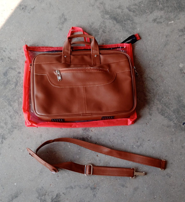 12573 Multipurpose Bag, Shoulder Side Bag Office Laptop Faux Leather E —  Deodap