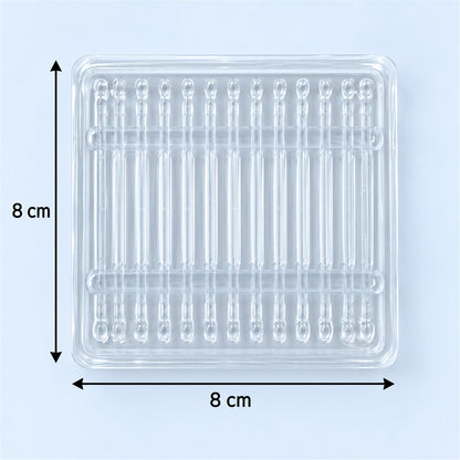 Clear silicone ear cleaning sticks with compact holder 24 piece set 06