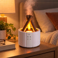 Bonfire Shape Humidifier with Colourful Flame Effect Light for Home Decor (1 Pc)