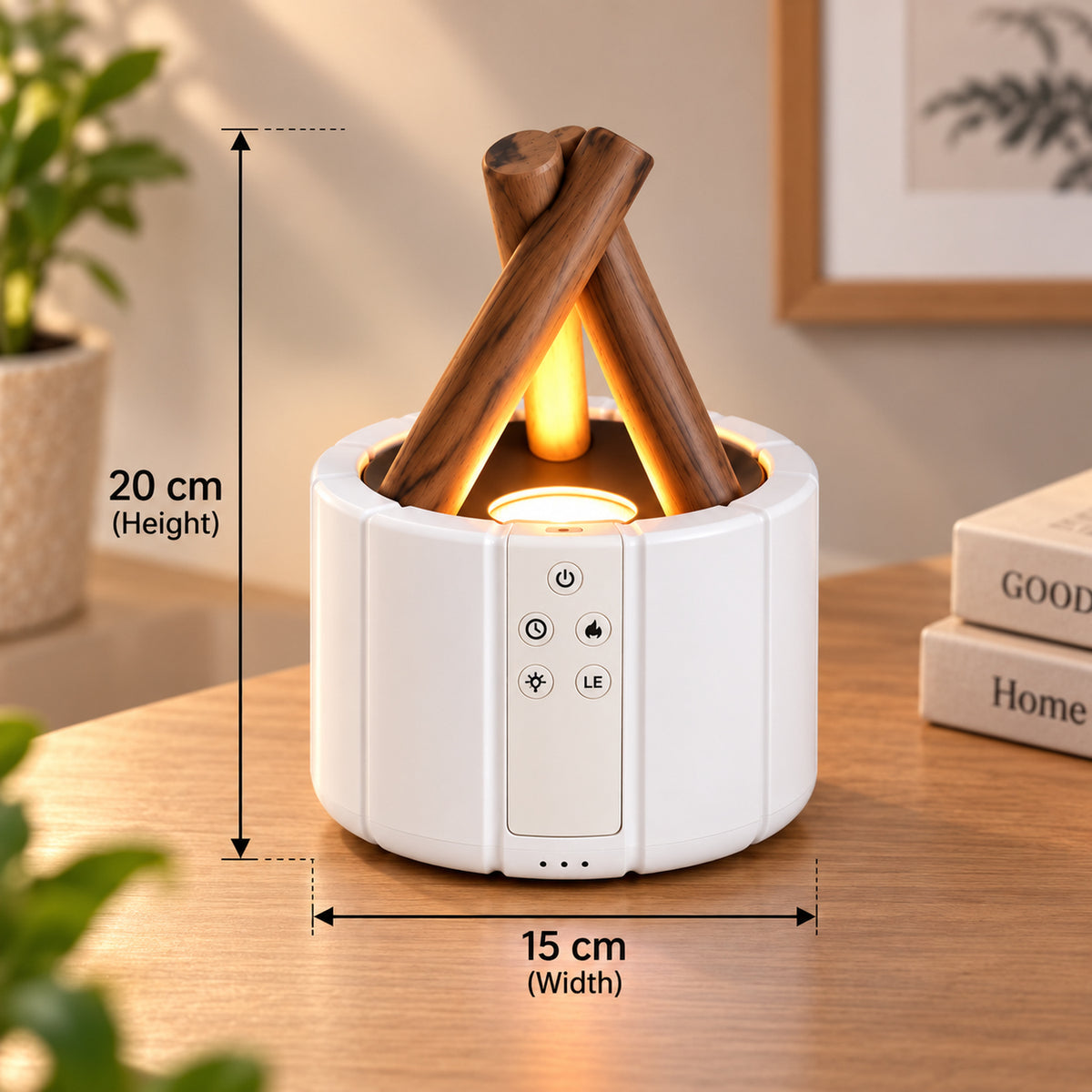 Humidifier mist output view