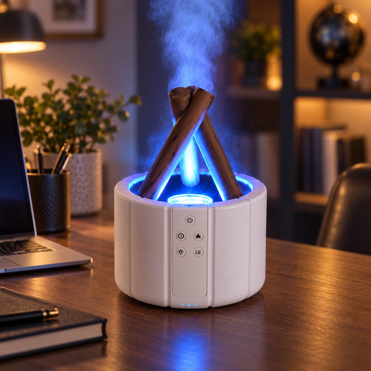 Humidifier flame light detail