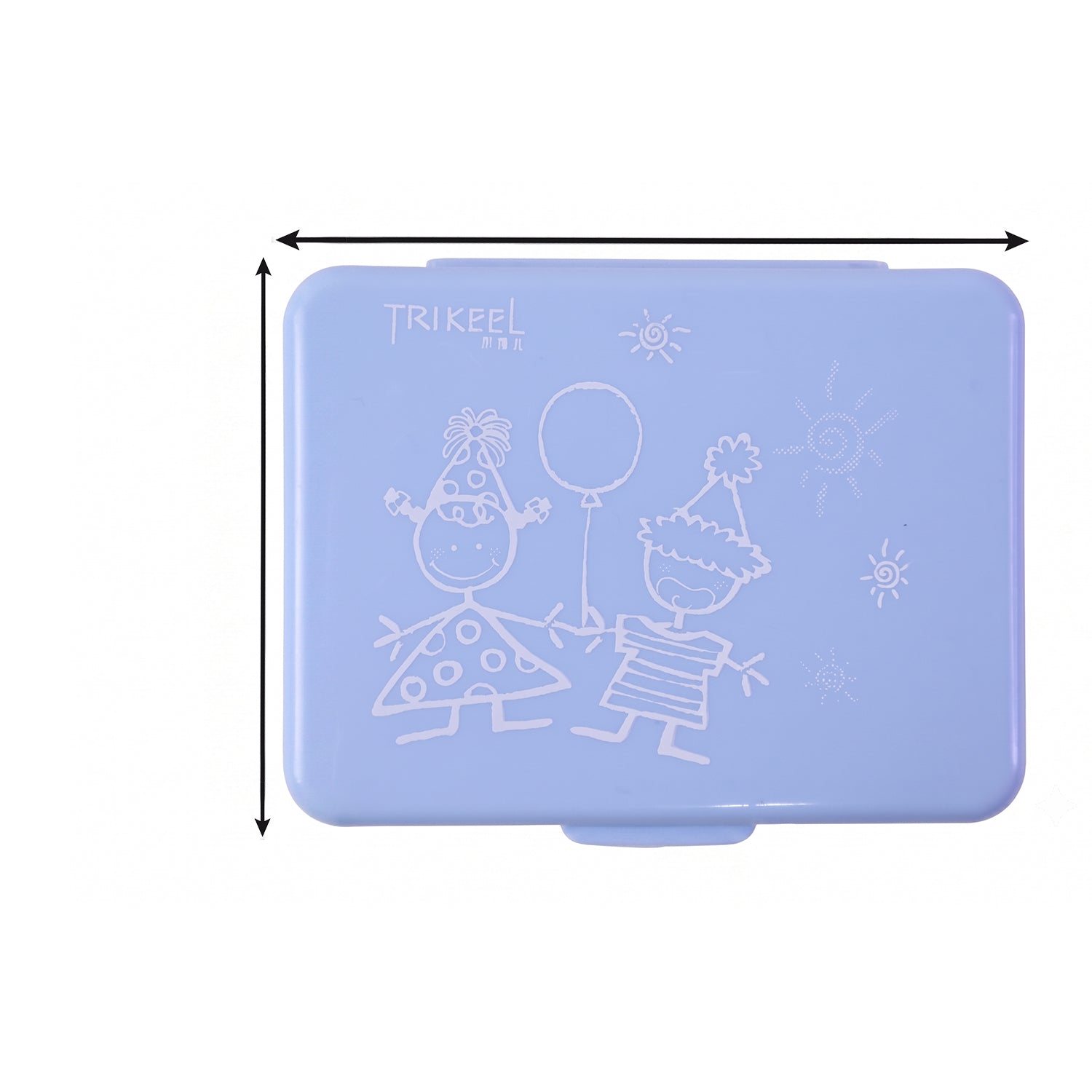 13653 plastic pill organizer box white background