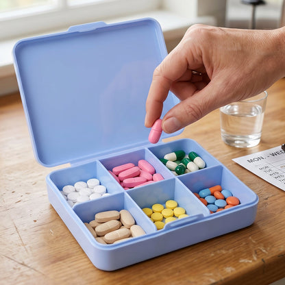 13653 plastic pill organizer box live