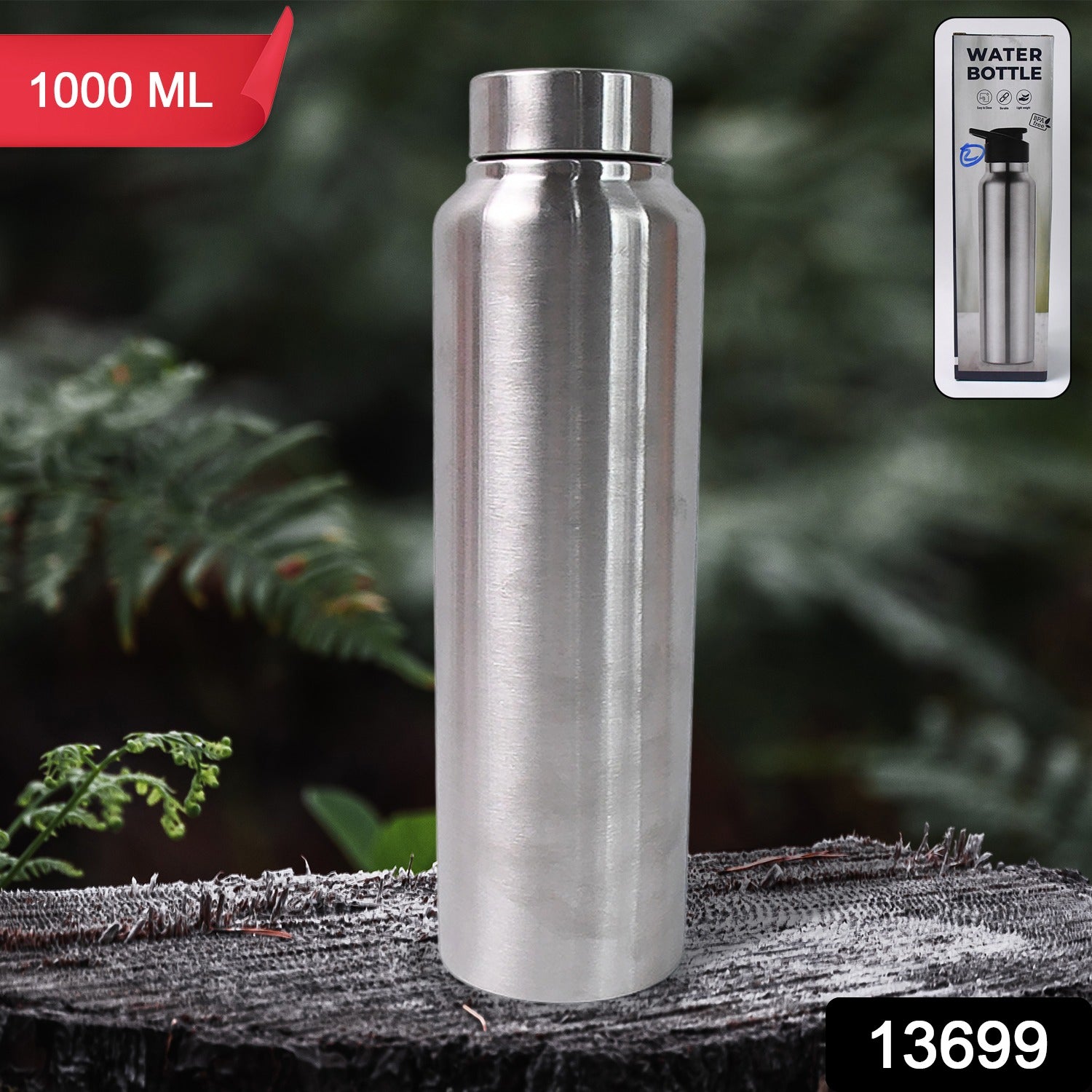 Stainless Steel Double Wall Vacuum-Insulated Drink Water Bottle (1000 ML)