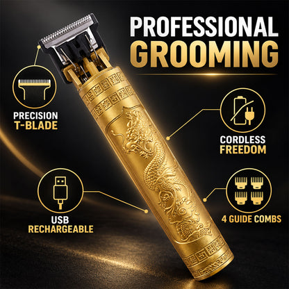 Rechargeable hair trimmer and grooming accessories - view 04