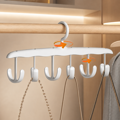Tank Top Hanger – 12-Hook Rotating Closet Organizer | Organivo