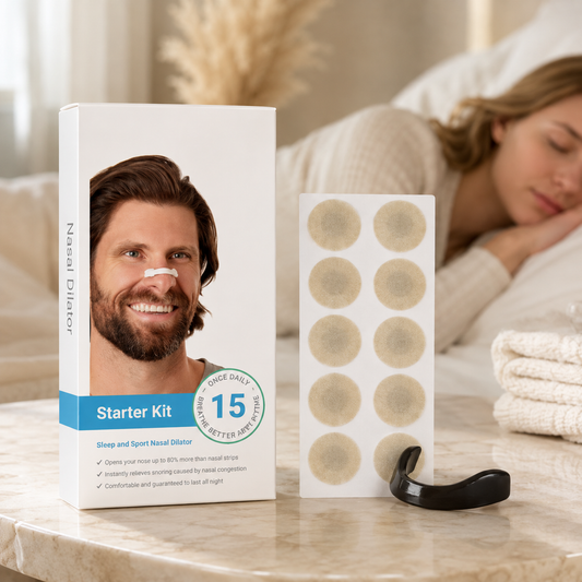 Nasal Strip Starter Kit – Boost Oxygen & Reduce Snoring Comfortably