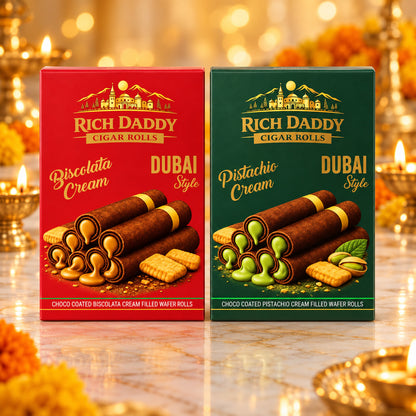 Biscolata + Pistachio Wafer Rolls