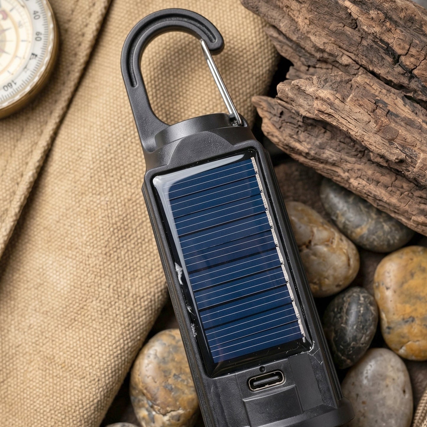 14141 solar rechargeable camping lamp live