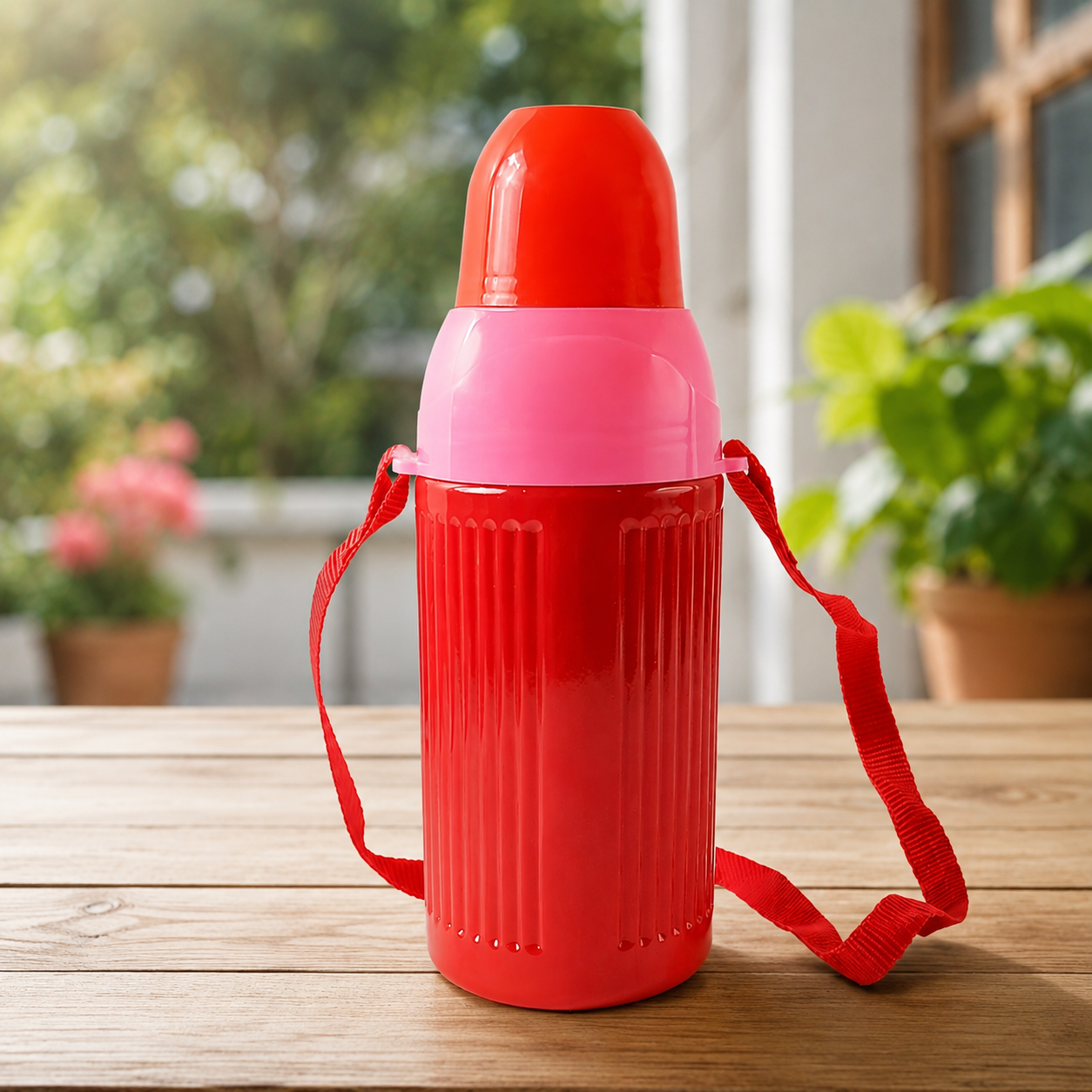 Kids Insulated Water Bottle – 500ml Leakproof with Strap