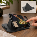 Black Pyramid Mobile Stand – 3 Adjustable Angles for Smartphones & Tablets