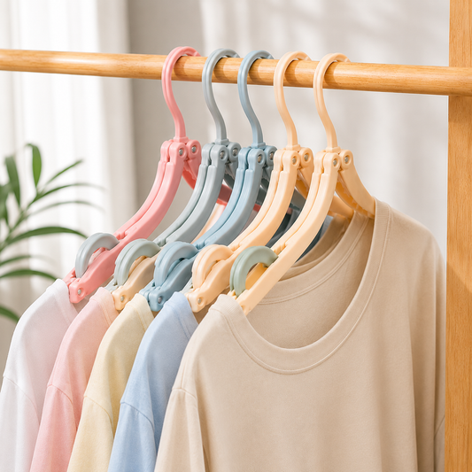 Portable Folding Hangers – 10 Pcs Travel & Home Use | TinyMystery