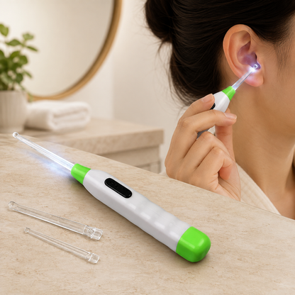 LED Flashlight Earpick – Safe & Precise Ear Wax Removal Tool