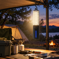 LED Rechargeable Working Lamp with Hanging Hook for Camping Garage
