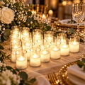 LED Tealight Candles – Set of 24 Flameless Smokeless Lights