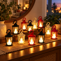 Flameless LED Lantern Candles – Set of 12 Warm Glow Décor