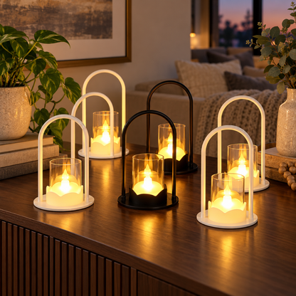 14541 decor wind flameless candles set of 6