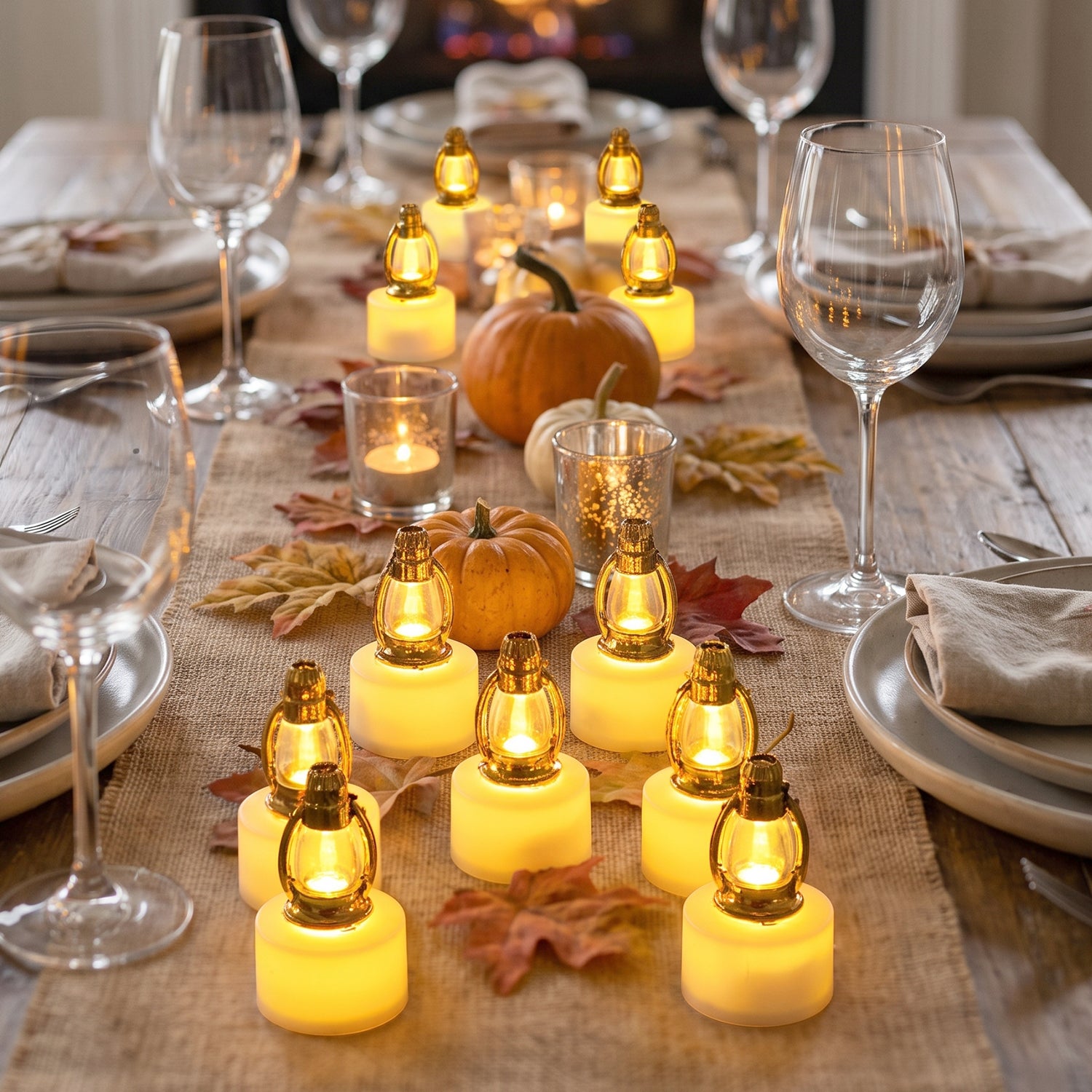 LED decorative candle lamps lifestyle view