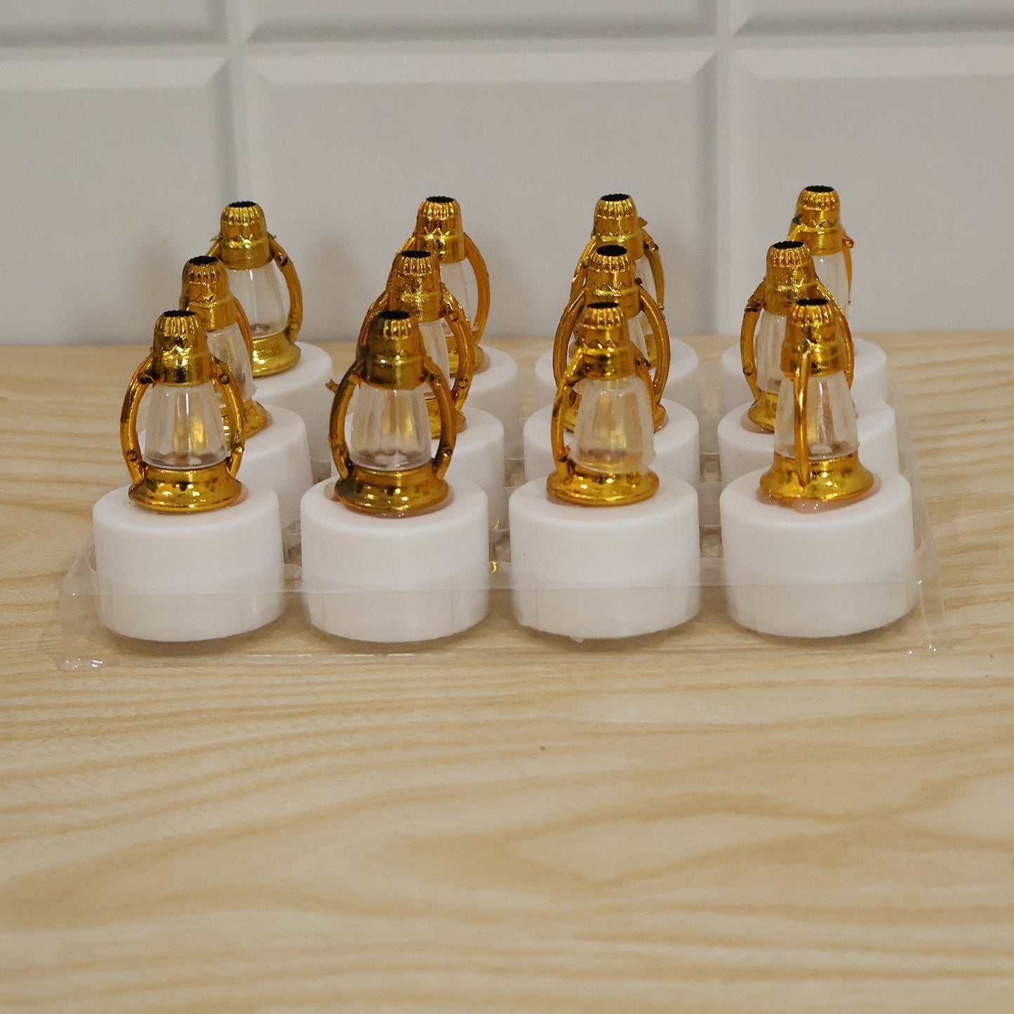 LED decorative candle lamps 12-piece live product photo
