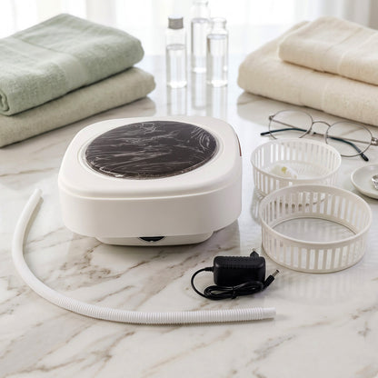 Foldable washing machine with accessories