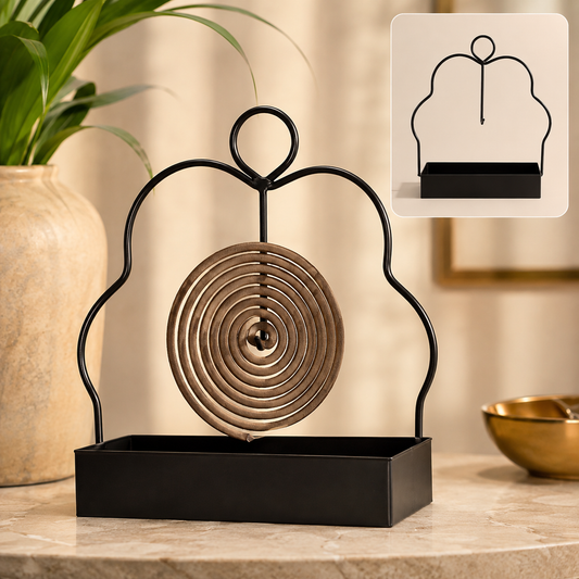 Mosquito Coil Holder – Safe Ash Catcher Stand for Home Use