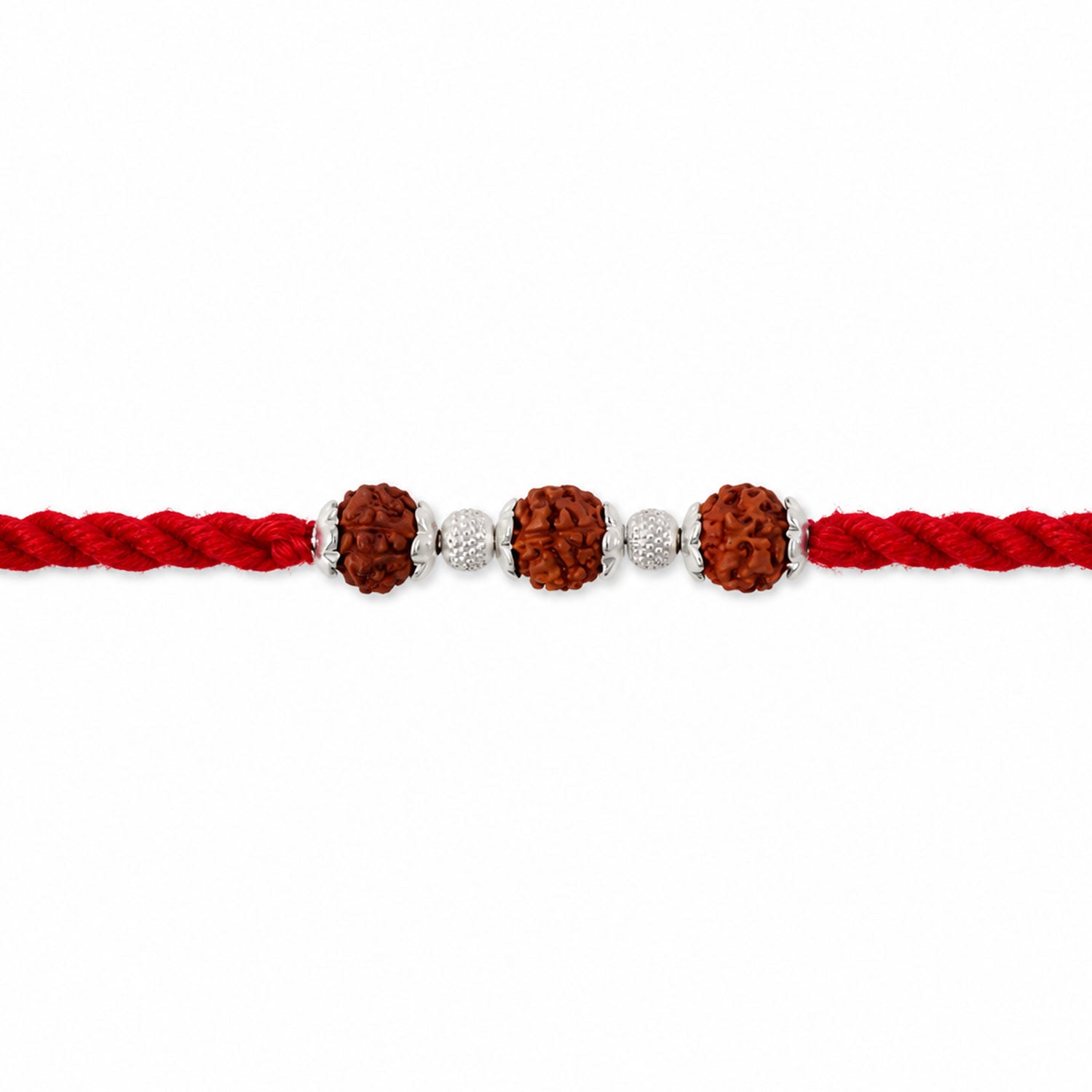 Beautiful Designer Rakhi with Studded Centre, Festive Beads and Raksha Bandhan Appeal
