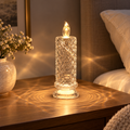 LED Crystal Candle Light – Flameless Safe Decorative Glow