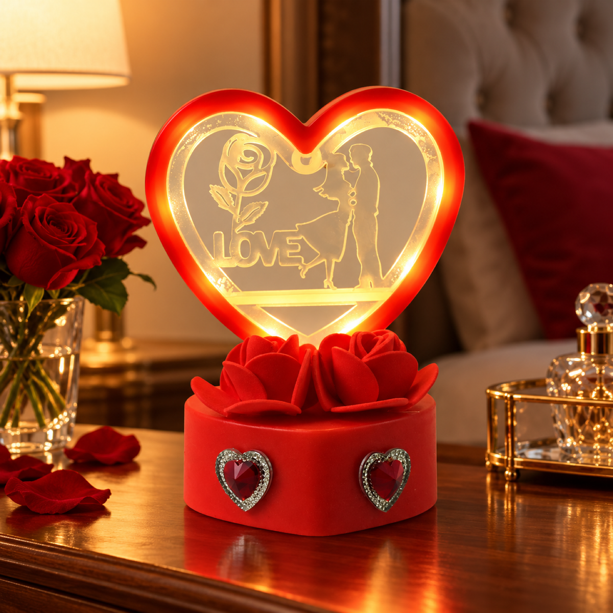 14719 heart shaped decor showpice no4