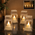 LED Flameless Lantern Candles – Safe Warm Glow Set of 4