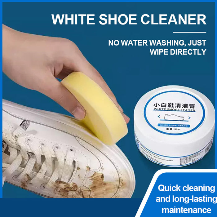 17828 Stain Remover Cleansing Cream for Shoe Polish Sneaker Cleaning Kit Shoe Eraser Stain Remover White Rubber Sole Shoe Cleaner White Shoe Cleaning Cream Stain Remover (120 Gm Approx)