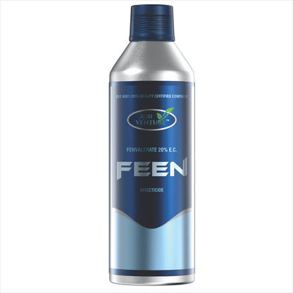Agriventure FEEN (Fenvalerate 20% EC), Recomended For Diamondback Moth, American Bollworm, Aphids(500 Ml)