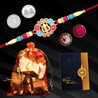 Rakhi gift for brother with 10pcs Chocolates | Rakhi Set of 1 | Assorted Gift Box