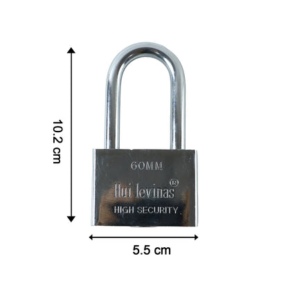 Heavy duty 60mm solid metal padlock - image 6