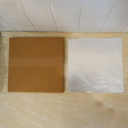 Live product photo with brown box