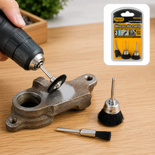 Brass Wire Wheels – 3 Pc Rust Removal Tool Set | ToolMate Pro