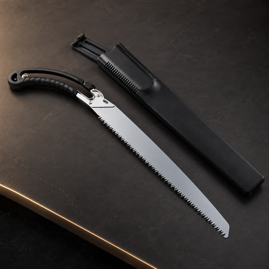 Hand Pruning Saw 50 Cm High Carbon Steel with Cover for Garden (1 Pc)