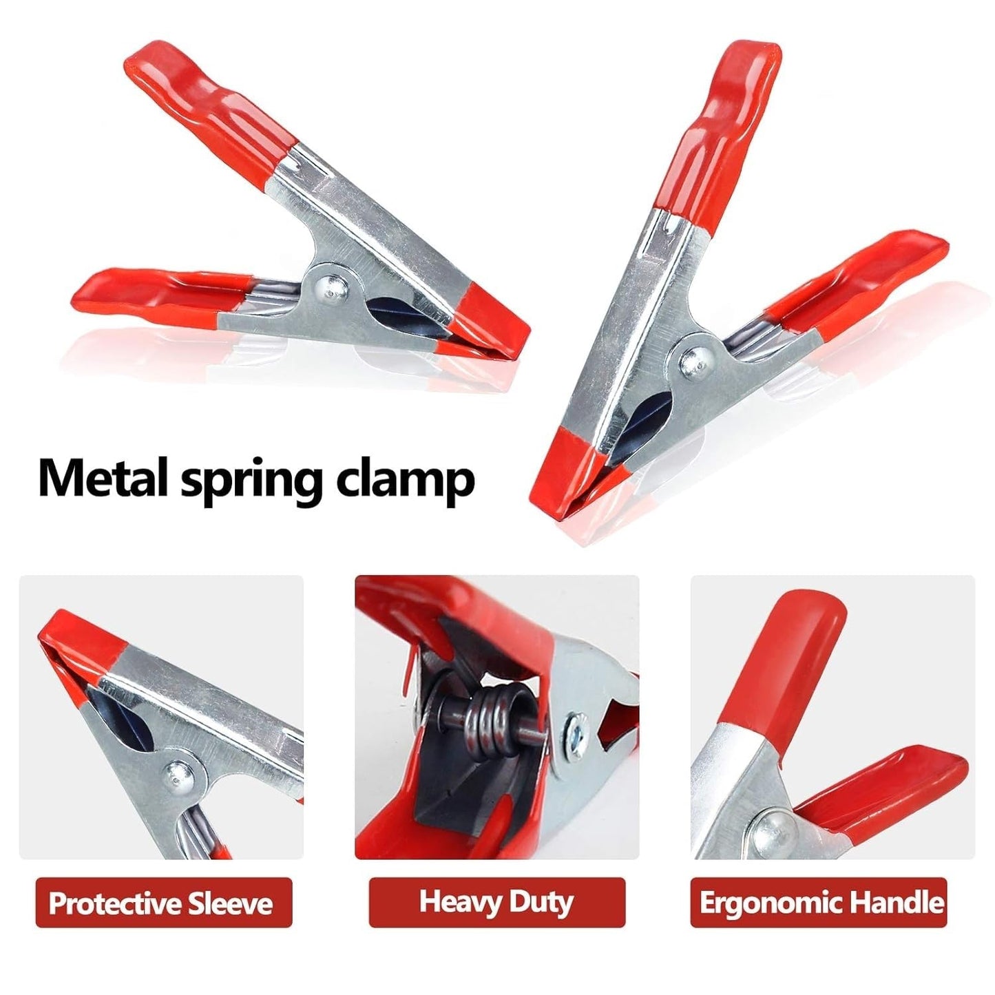 Metal clamp pair product view