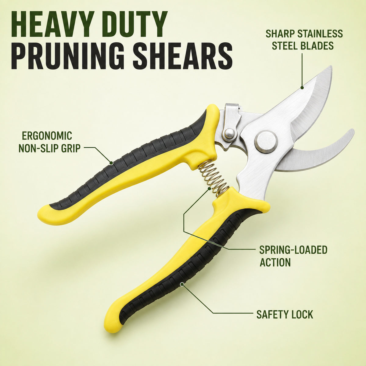 15304_heavy_duty_garden_pruning_shears features