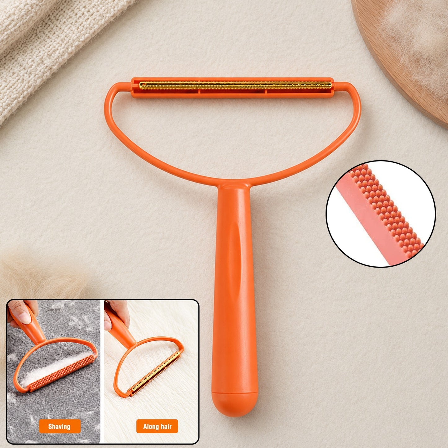2 in 1 lint remover fabric brush