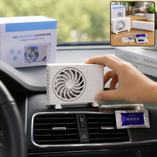 Solar-Powered Car Air Freshener – Built-in Perfume Diffuser