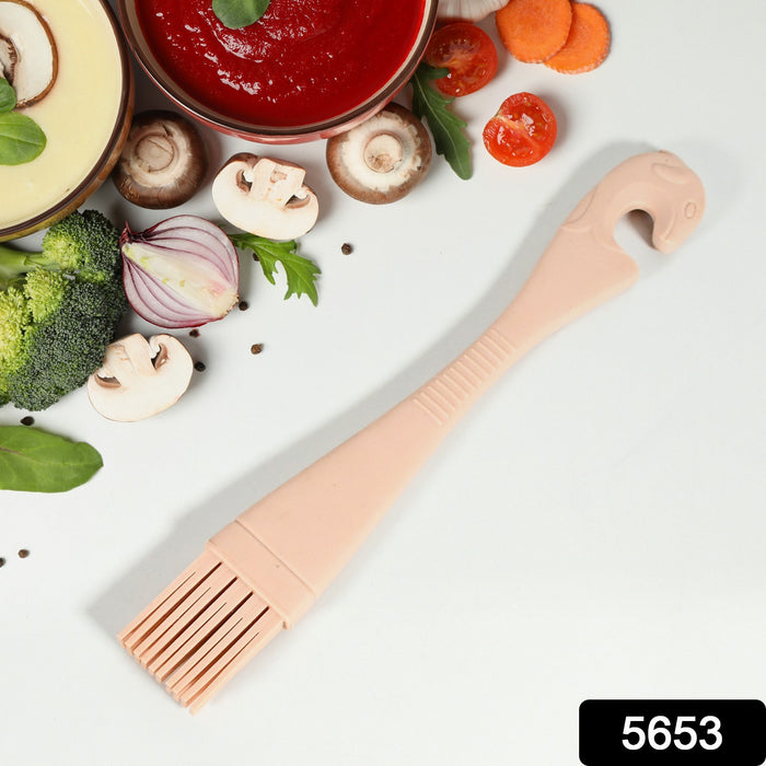 5653 Silicone Pastry Brush and cooking brush, Heat Resistant Brush for Baking, Cooking, BBQ, Grilling, Spreading Butter, Safe Silicone and Dishwasher Safe