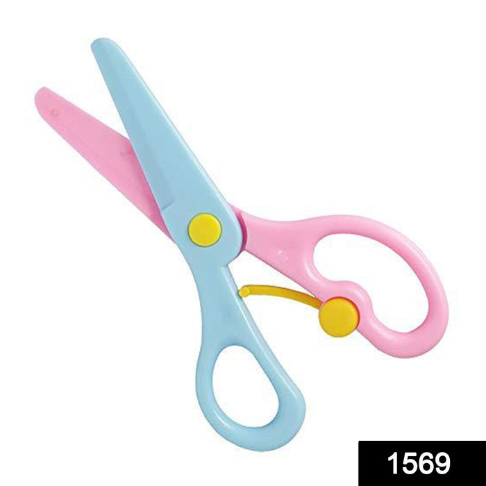 1569 Kids Handmade Plastic Safety Scissors Safety Scissors