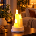 LED Taper Candles – Realistic Flickering Flame | Indo Glow