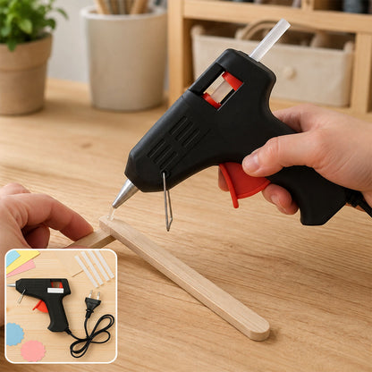 20W Hot Melt Glue Gun – Fast Heating & Anti-Drip Precision