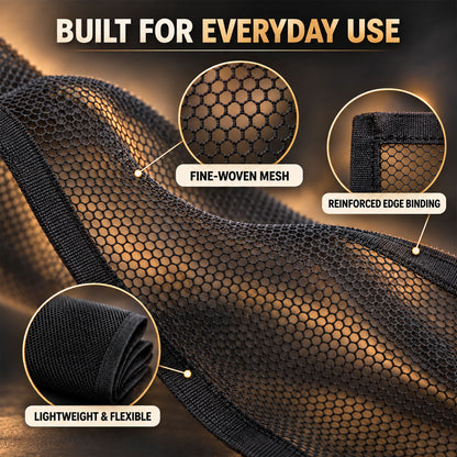 Woven mesh and bound edge details