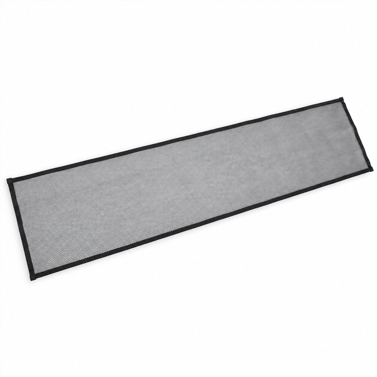 Rectangular mesh panel on white background